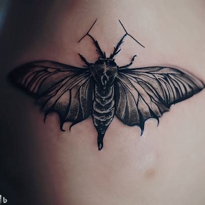 moth chest tattoo|Moth Tattoo Meaning & Types Explained